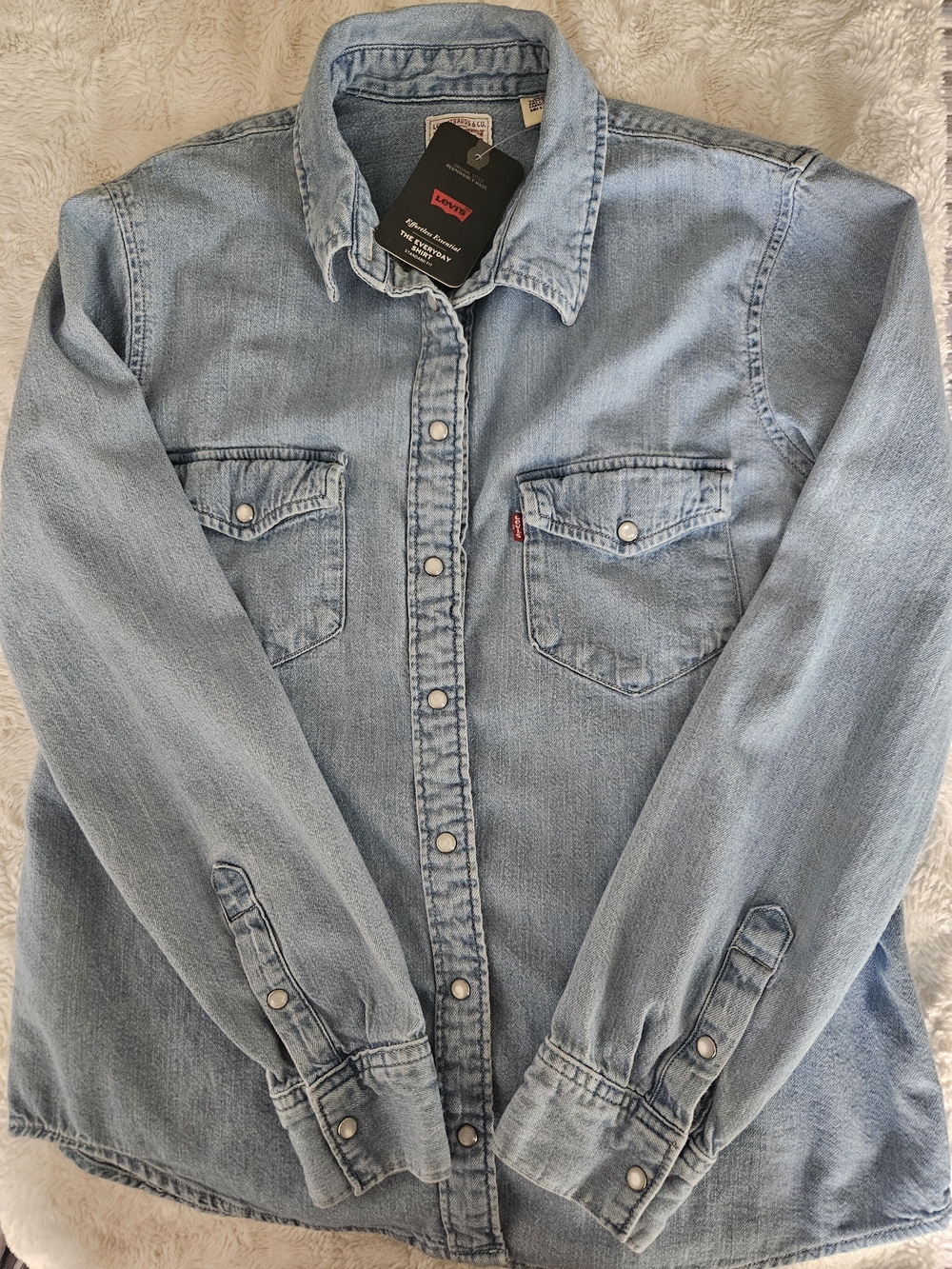 Levi's Medium Weight Denim Shirt - Light Blue